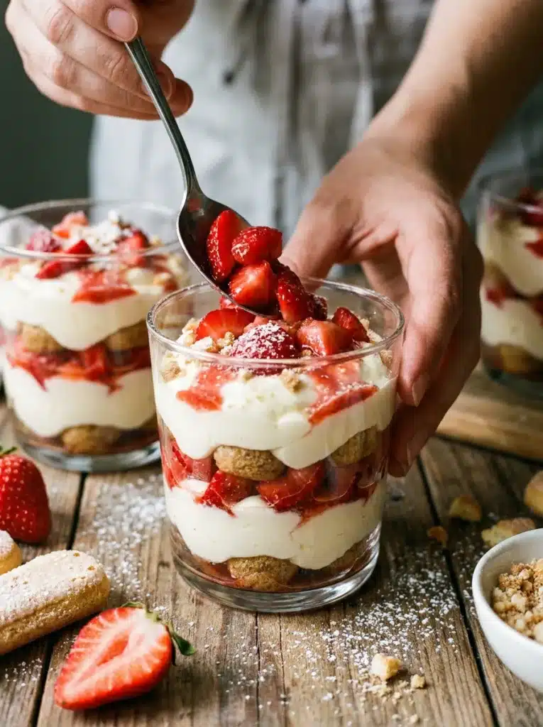 tiramisu fraise