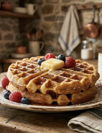 gaufre recette grand mere croustillante
