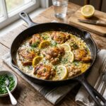 poulet crémeux à l’ail et au citron