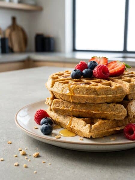gaufres healthy maison