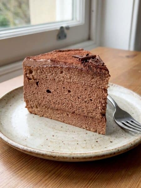gâteau mousseline au chocolat