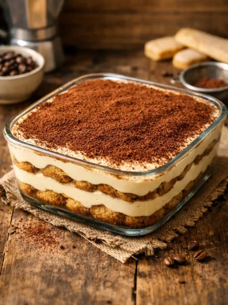 tiramisu recette au cafe crémeux